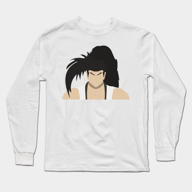 Haohmaru Vector Long Sleeve T-Shirt by MagicFlounder